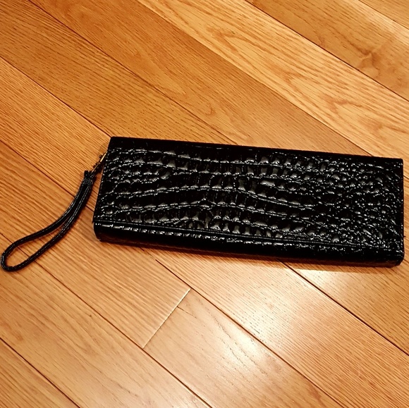Unbranded Handbags - Unbranded black PVC clutch Unbranded Handbags - Unbranded black PVC clutch
